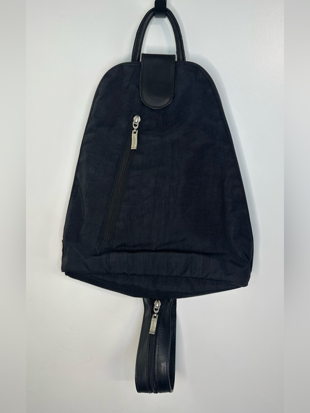 Baggallini Black Convertible Sling Backpack